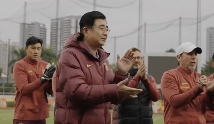  U20亞洲杯開賽在即，足協(xié)主席宋凱探班U20國(guó)青隊(duì)