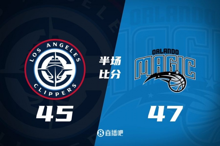 防守大戰(zhàn)！魔術(shù)16-5結(jié)束上半場47-45快船 班凱羅16分祖巴茨13+10